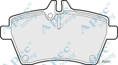 APEC BRAKING pad1439 -  Комплект тормозных колодок, дисковый тормоз